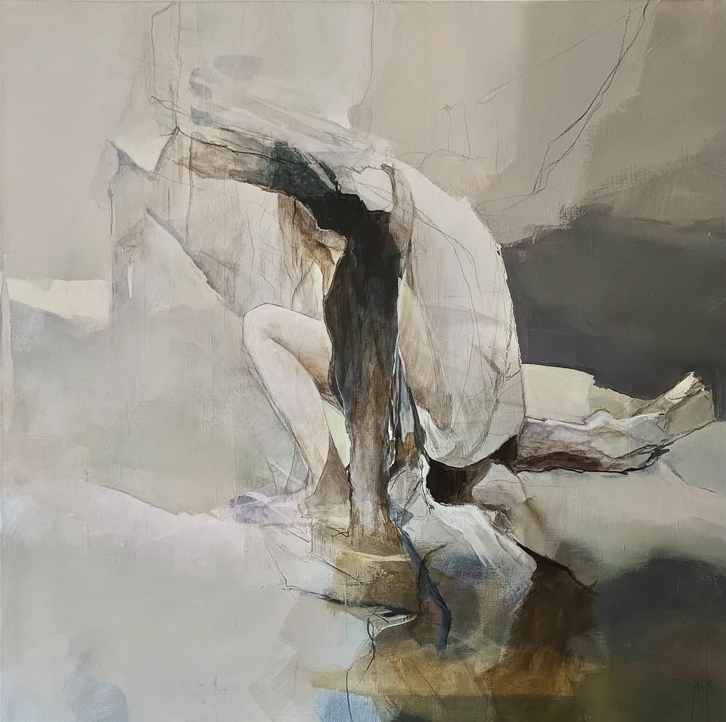 Le passage blanc, œuvre de Sandie Pedarros